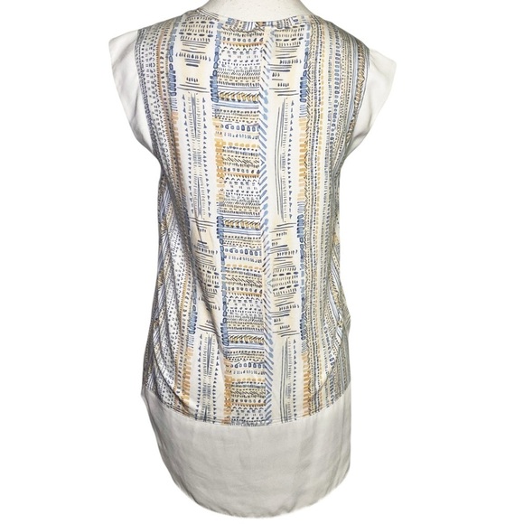 Lysse Soft Modal Blend Mixed Media Fabric Short Sleeve Top - Picture 3 of 14